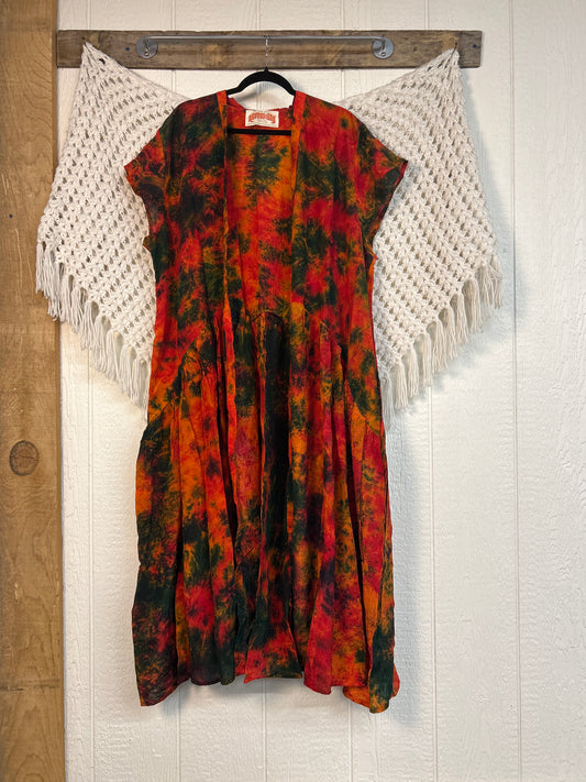 Crepe Sari Summer Evermore Kimono 0726 158