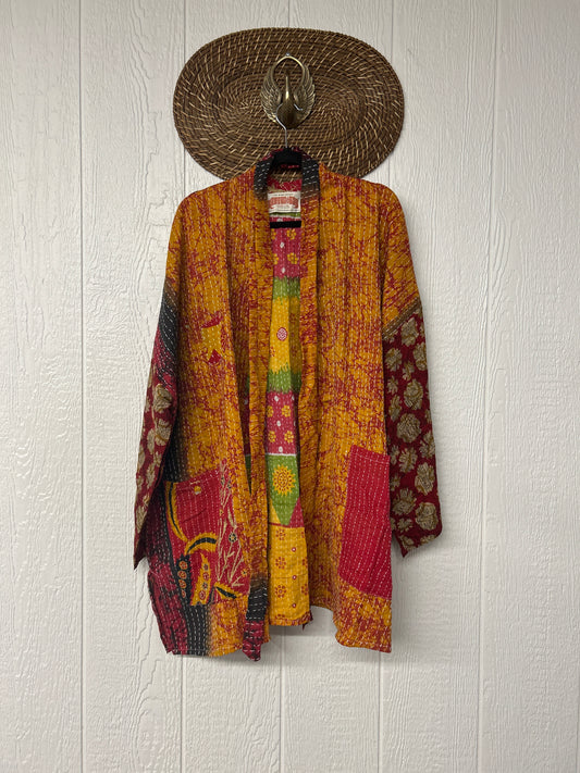 Pareo Kantha Shortie Majestic Kimono 0326 043