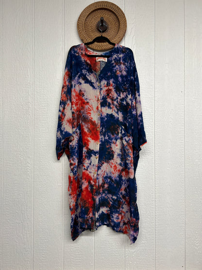 Crepe Sari Gaia Duster Dress 0826 211