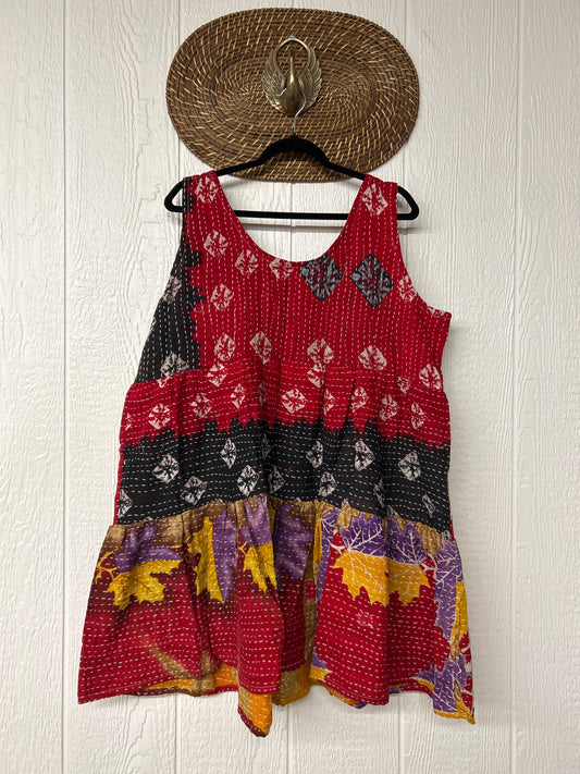 Kantha Meadow Mini Dress 0625 016