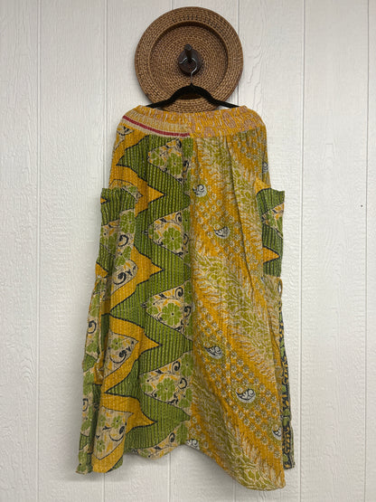 Pareo Kantha Butterfly Cargo Skirt 0426 234