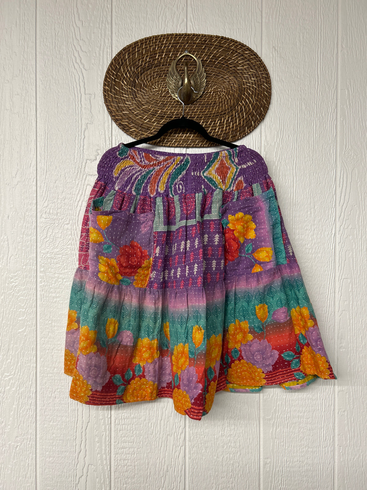 Pareo Kantha Meadow Skirt 0826 200