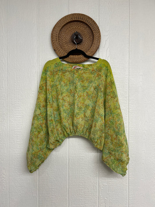 Crepe Sari Luna Crop Top 0126 040