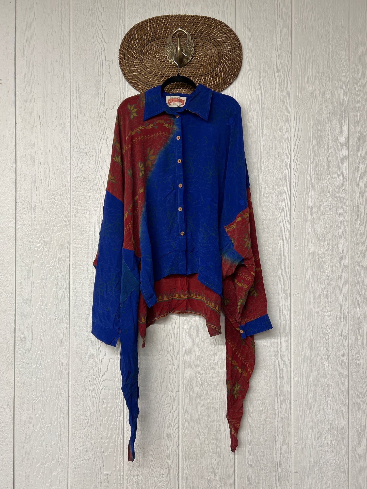 Crepe Sari Nirvana Button Down 1125 144