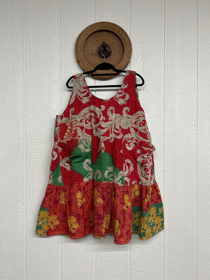 Kantha Meadow Mini Dress 0425 254