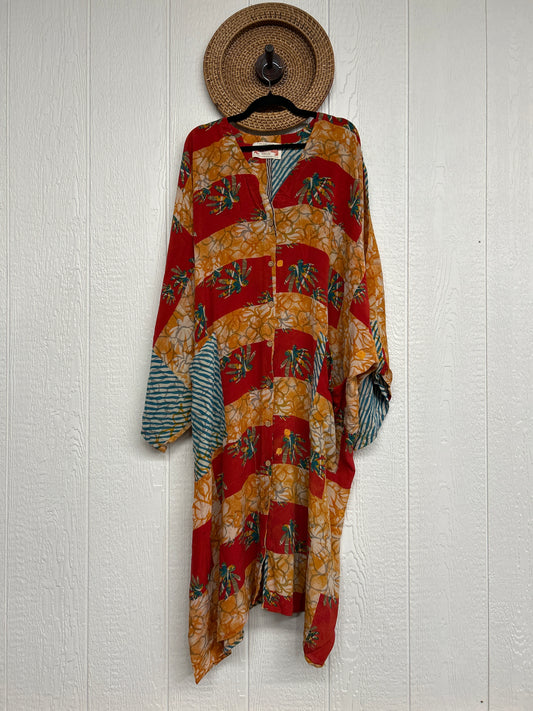 Crepe Sari Gaia Duster Dress 0826 199