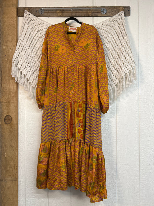 Rasgulla Sari Luminous Maxi Dress 0226 263