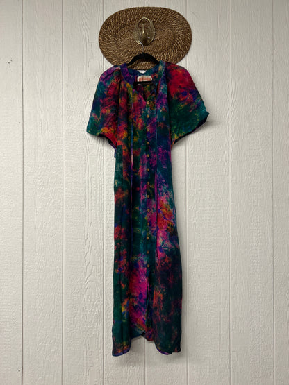 Crepe Sari Summer Woodstock Duster 0626 146