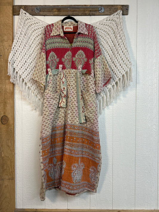 Pareo Kantha Gravity Duster Dress 0226 191