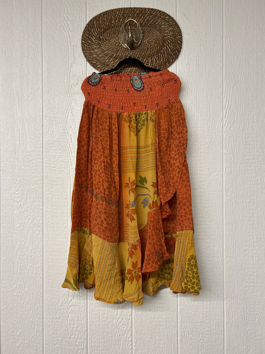 Crepe Sari Inner Peace Wrap Skirt 0626 154