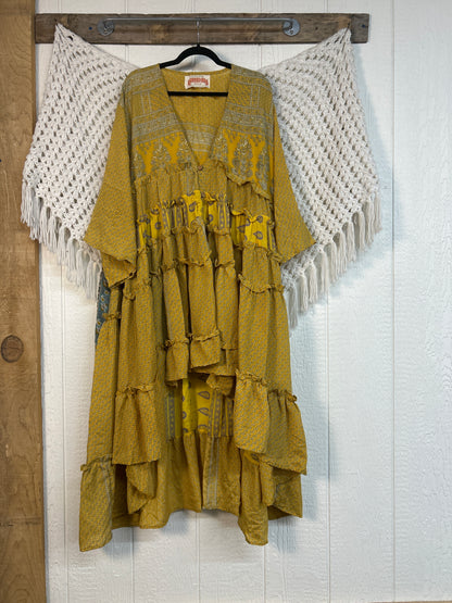 Rasgulla Sari Rhiannon Kimono 0826 066