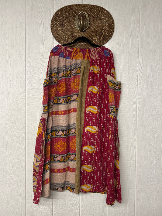 Pareo Kantha Butterfly Cargo Skirt 0426 140