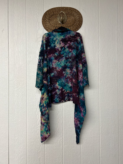 Crepe Sari Summer Nirvana Button Down 0626 050