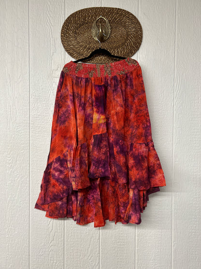 Crepe Sari Dahlia Skirt 1026 120