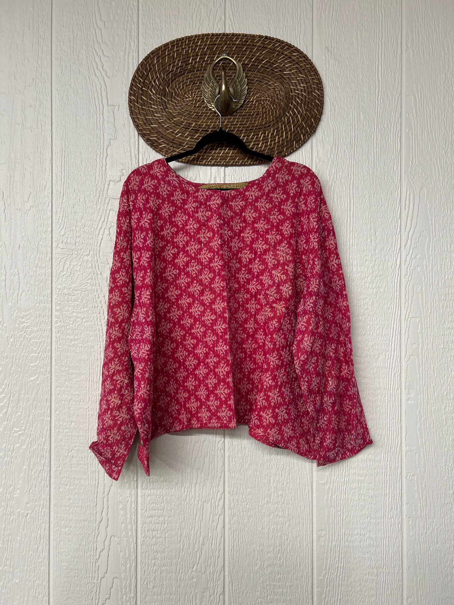 Pareo Kantha Wanderer Pocket Crop Top 0226 242