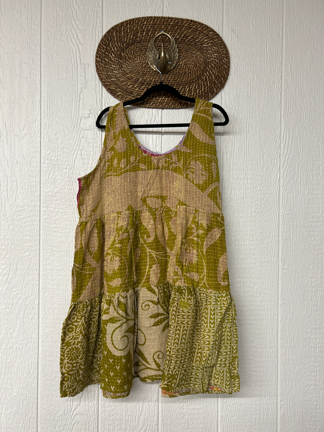 Kantha Meadow Mini Dress 0625 248