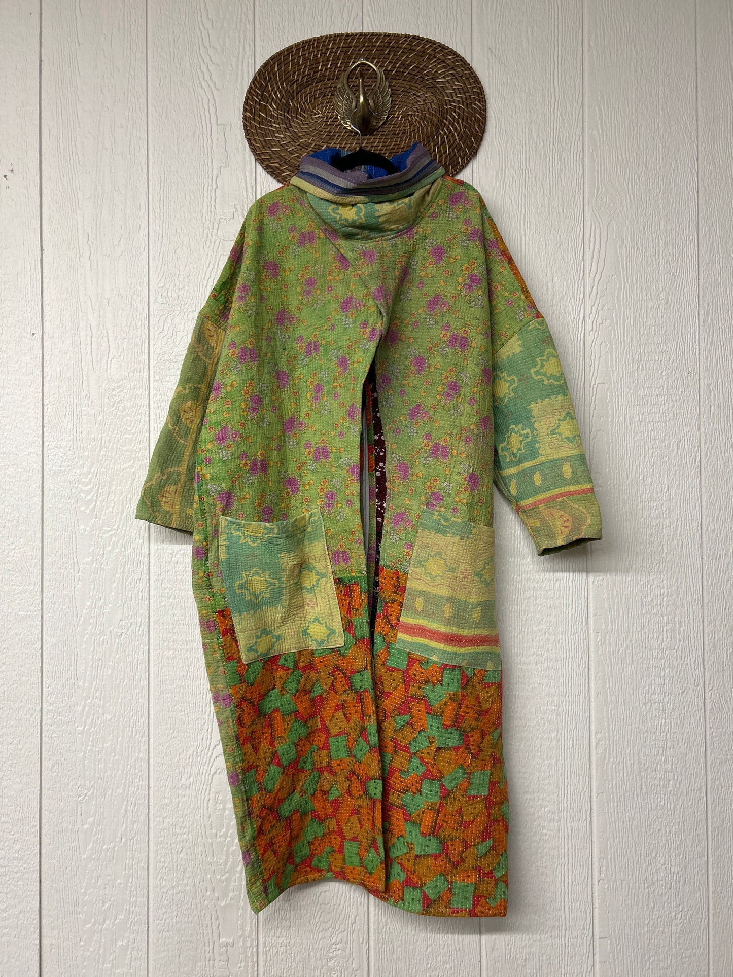 Fine Kantha Cowl Split Pullover 1225 144