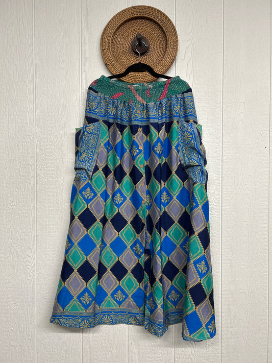 Rasgulla Sari Butterfly Cargo Skirt 0126 087