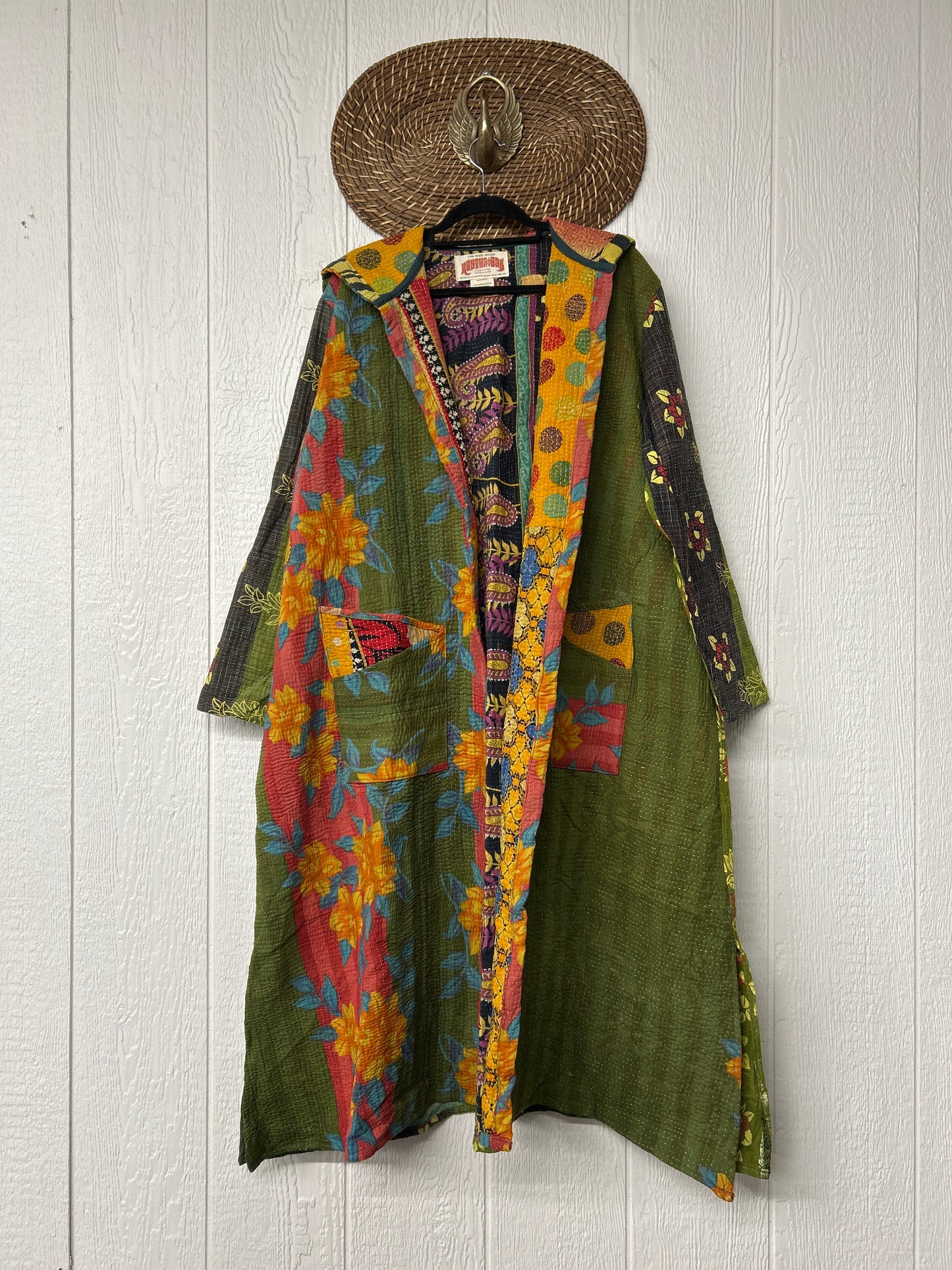 Fine Kantha Rising Sun Coat 1125 110