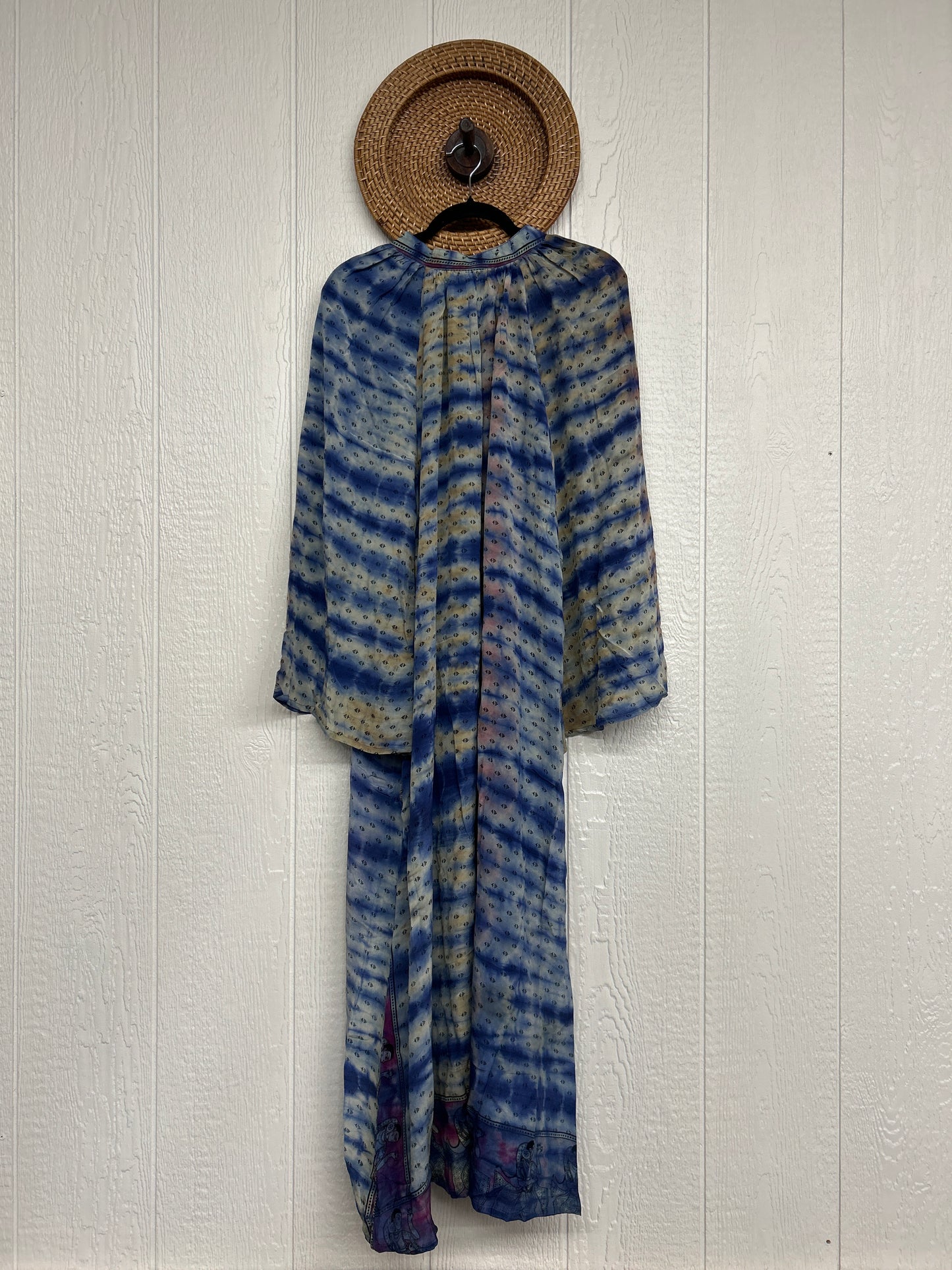 Crepe Sari Woodstock Duster Dress 0226 177