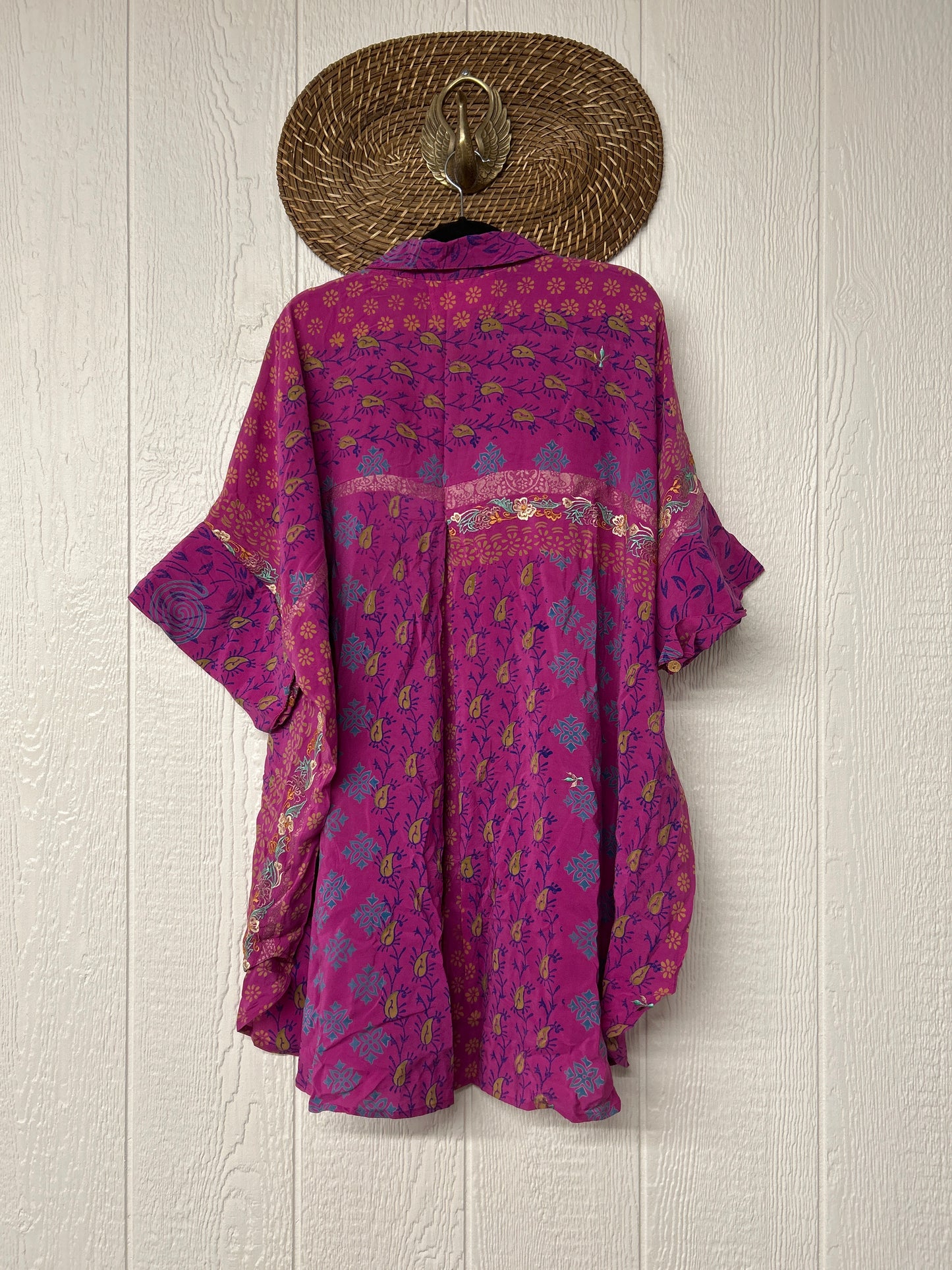Crepe Sari Free To Be Button Down 0626 106