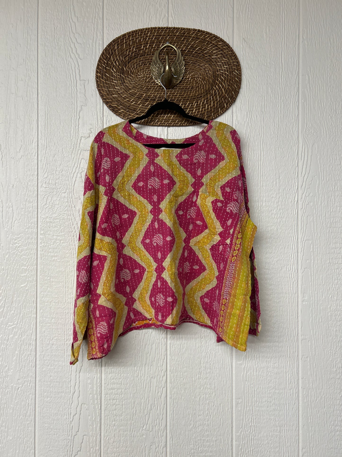 Pareo Kantha Wanderer Pocket Crop Top 0226 147