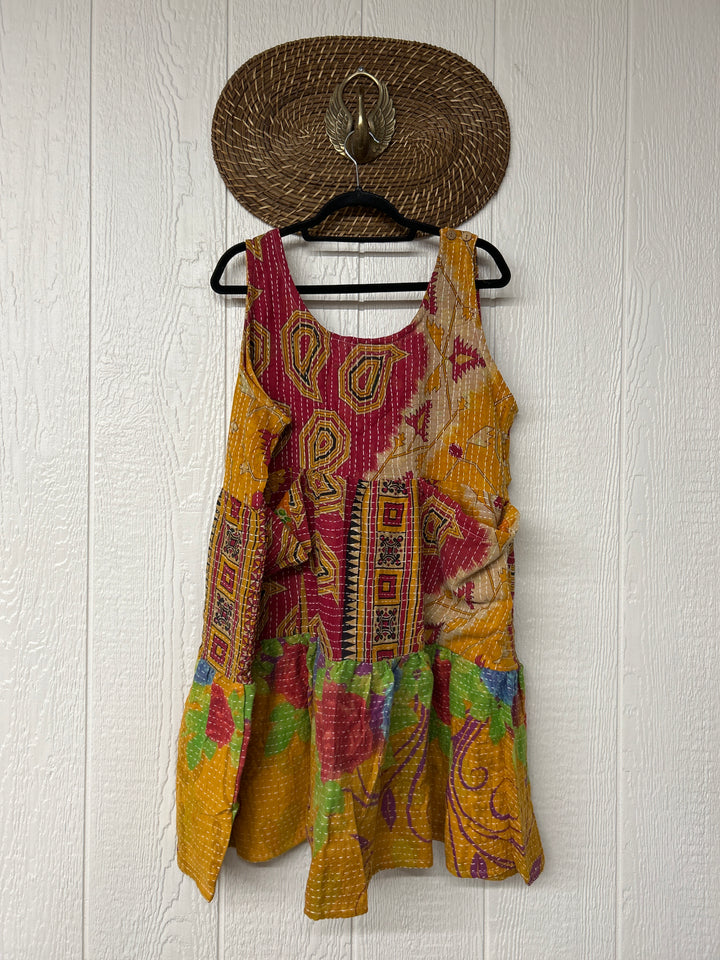Kantha Meadow Mini Dress 0625 085
