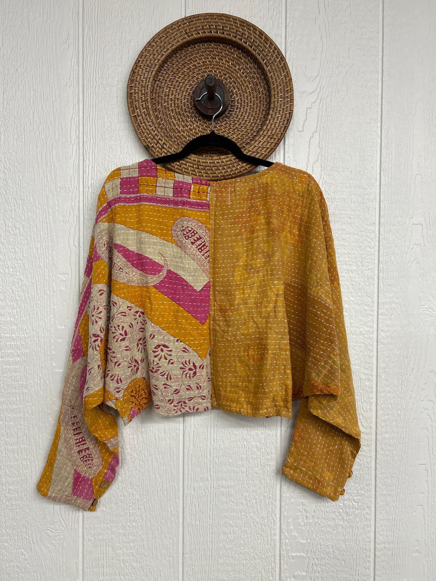 Pareo Kantha In Bloom Cropped Pullover 0326 035