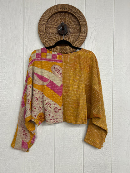 Pareo Kantha In Bloom Cropped Pullover 0326 035