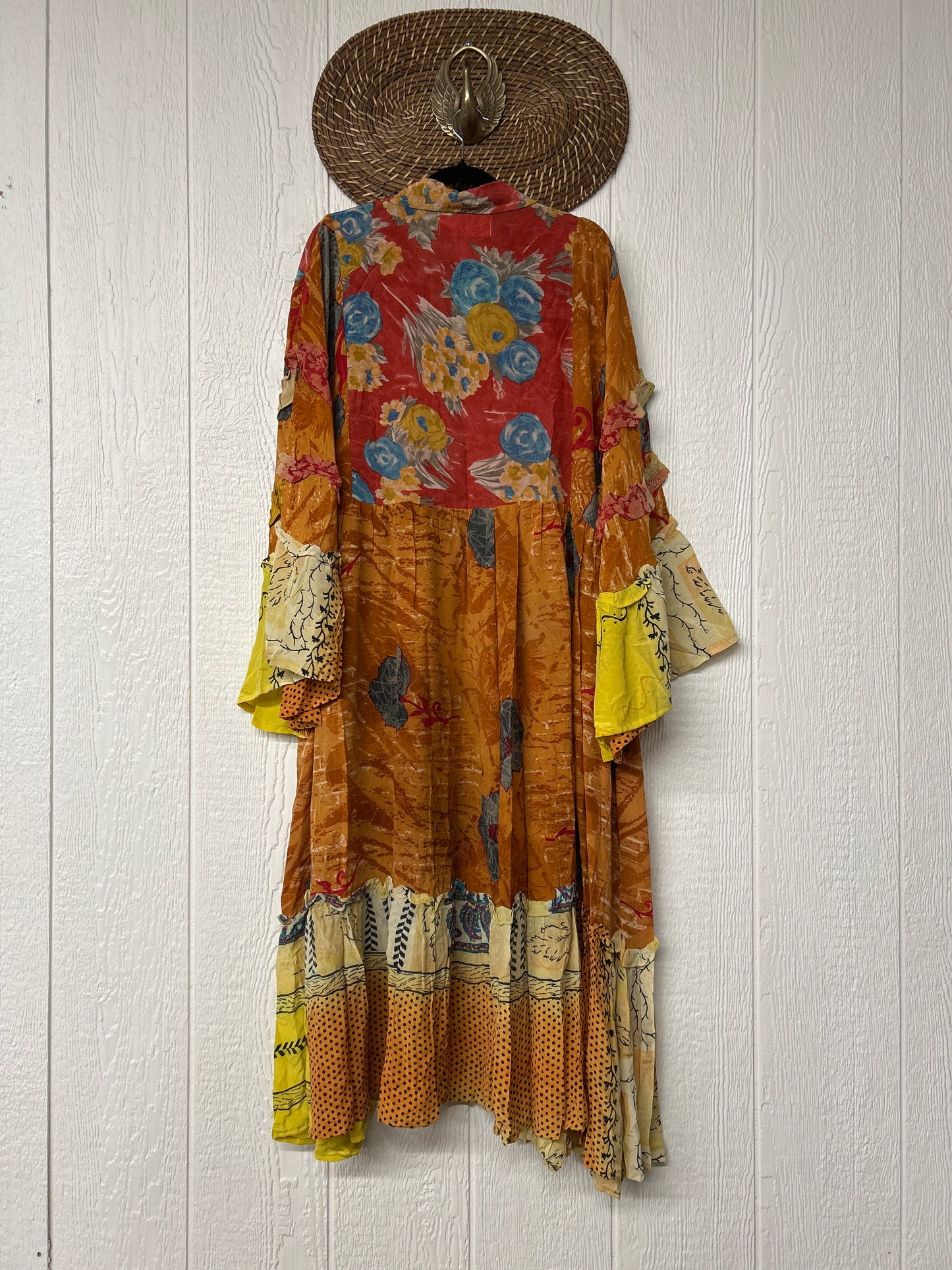 Crepe Sari Rhiannon Duster Dress 0226 125