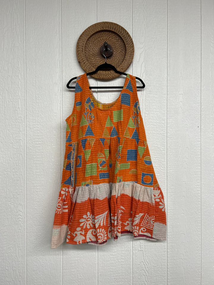 Kantha Meadow Mini Dress 0425 245