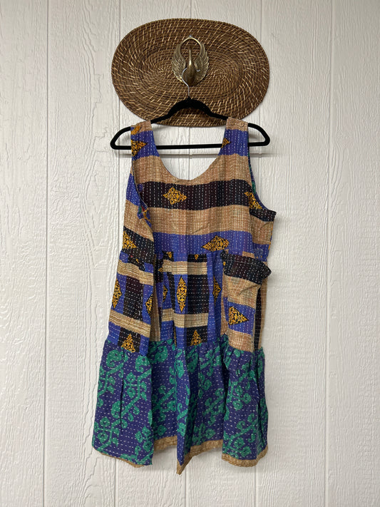 Kantha Meadow Mini Dress 0625 192