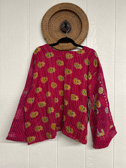 Pareo Kantha Wanderer Pocket Crop Top 0226 082