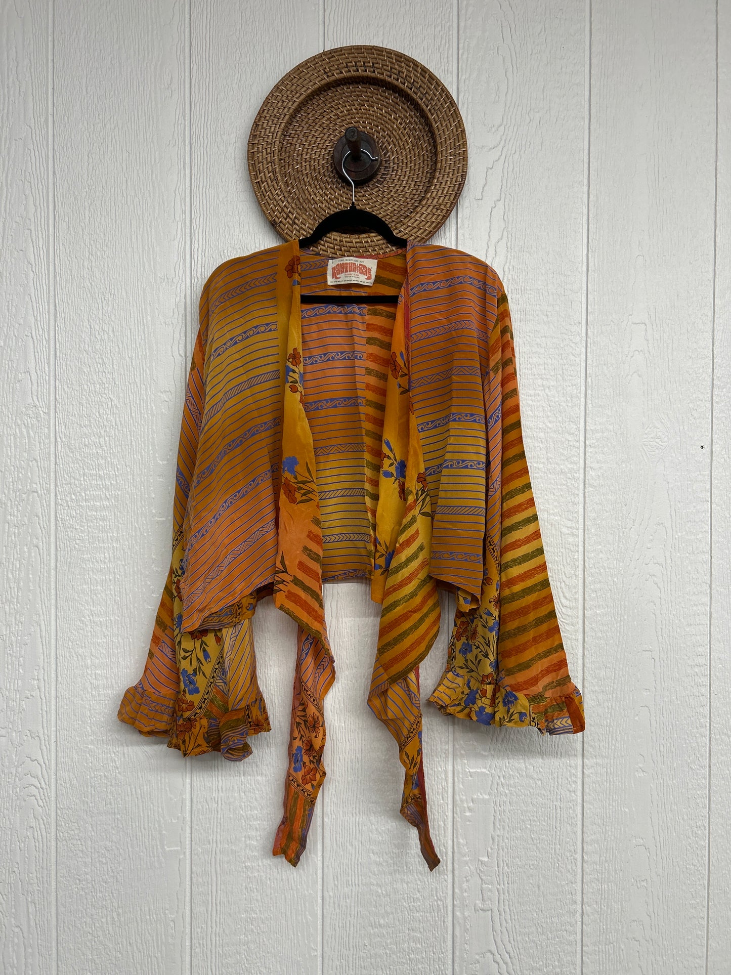 Crepe Sari Zeppelin Crop Shrug 0426 217