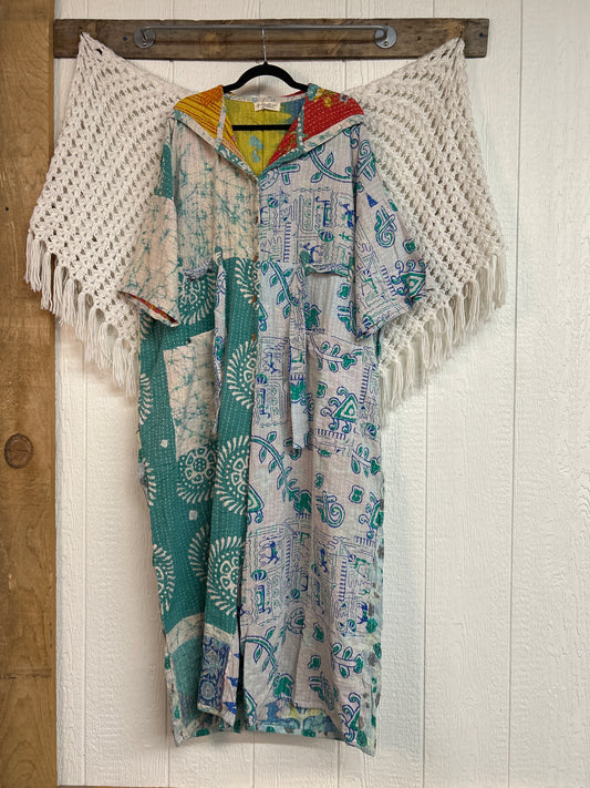 Kantha Zen Hoodie Jumpsuit 0925 249