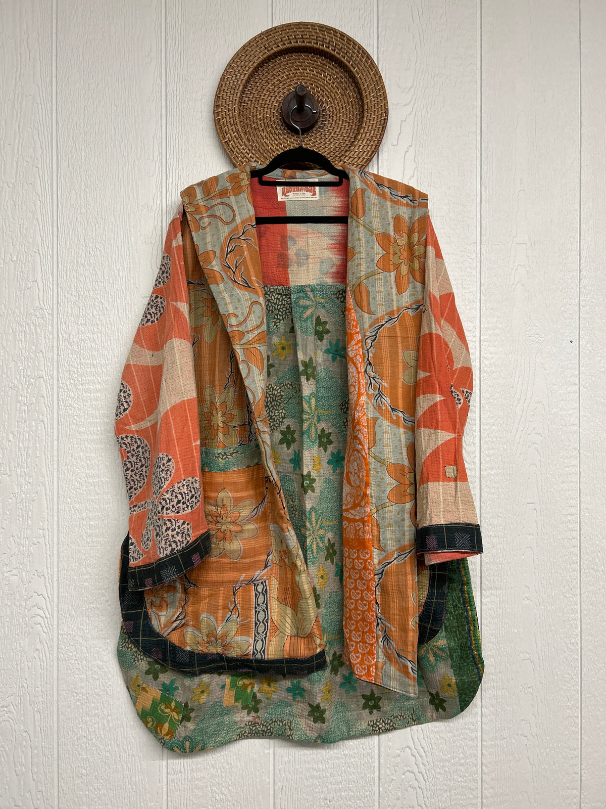 Fine Kantha Drifter Coat 1026 018