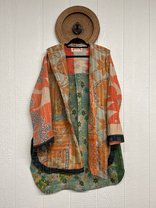 Fine Kantha Drifter Coat 1026 018