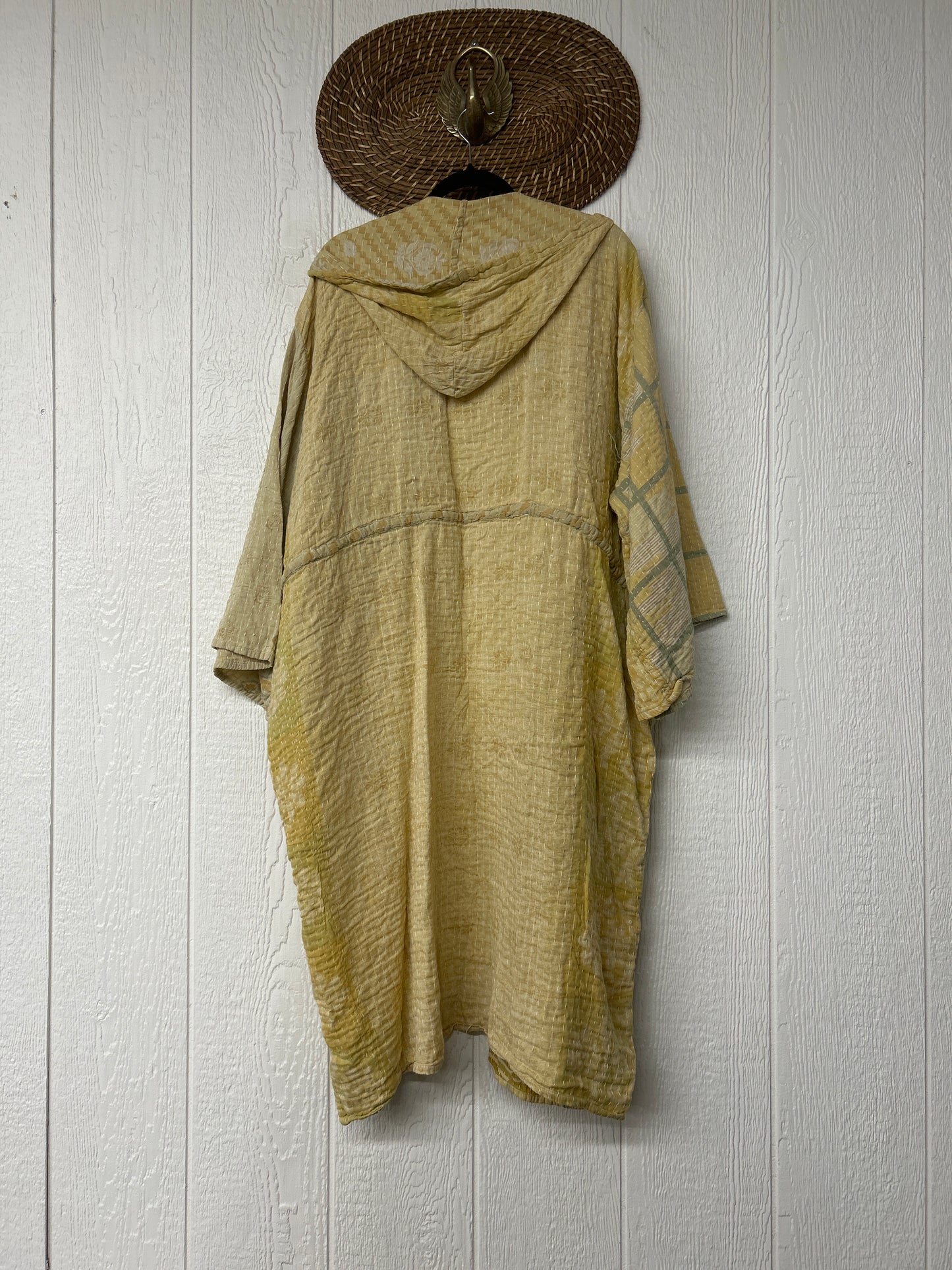 Alchemi Pareo Kantha Hoodie Dreamweaver Kimono  0826 001