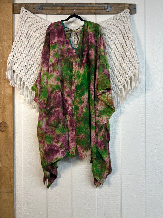 Crepe Sari Orchid Kimono 0626 172
