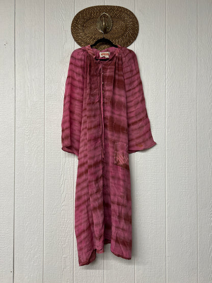 Crepe Sari Woodstock Duster Dress 0726 002