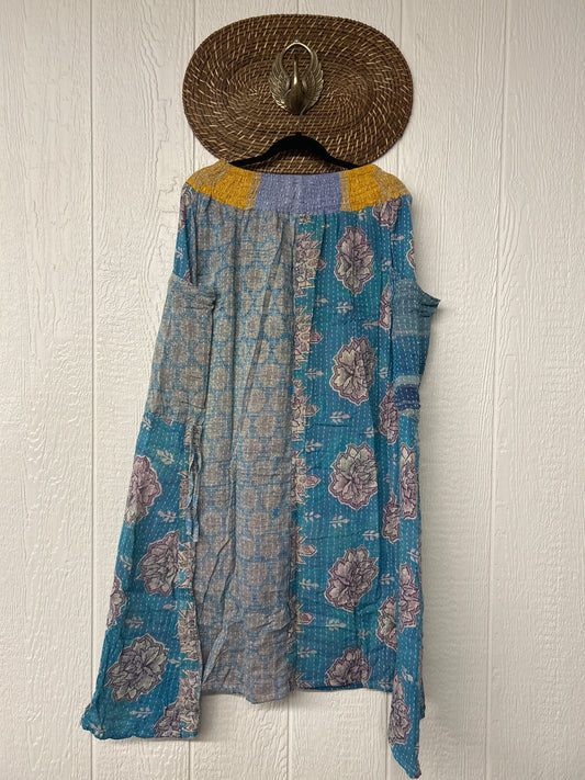 Pareo Kantha Butterfly Cargo Skirt 0426 098