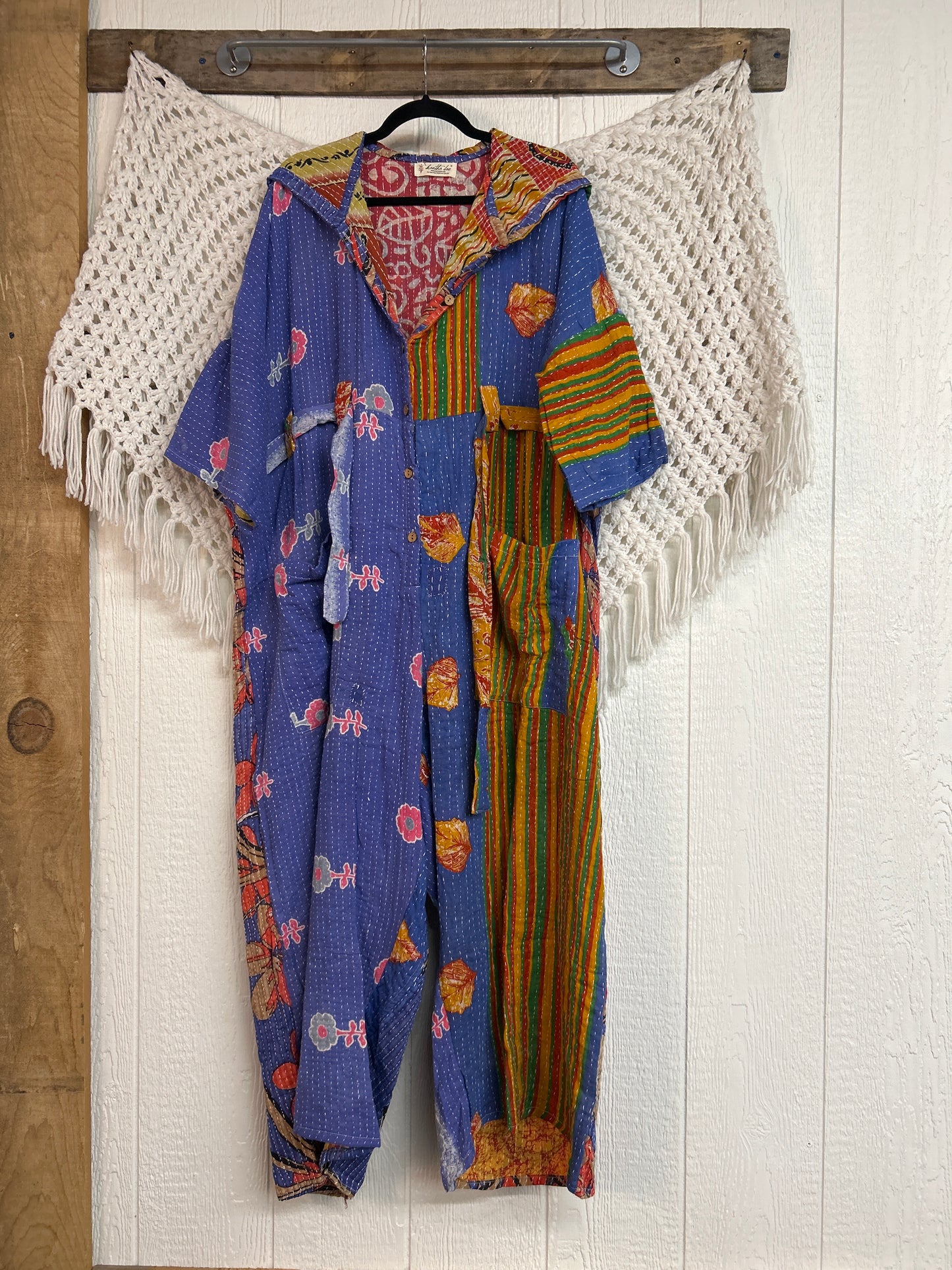 Kantha Zen Hoodie Jumpsuit 0925 177