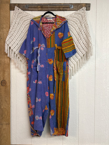 Kantha Zen Hoodie Jumpsuit 0925 177