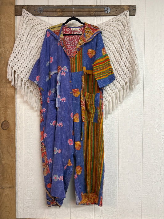 Kantha Zen Hoodie Jumpsuit 0925 177