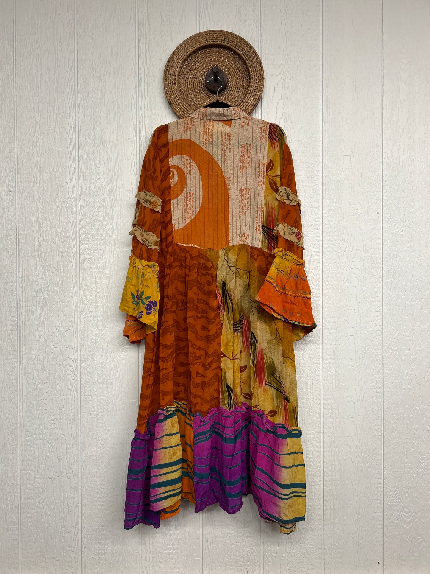 Crepe Sari Rhiannon Duster Dress 0226 172