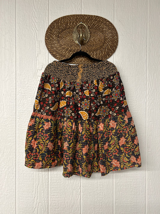 Pareo Kantha Meadow Skirt 0826 263