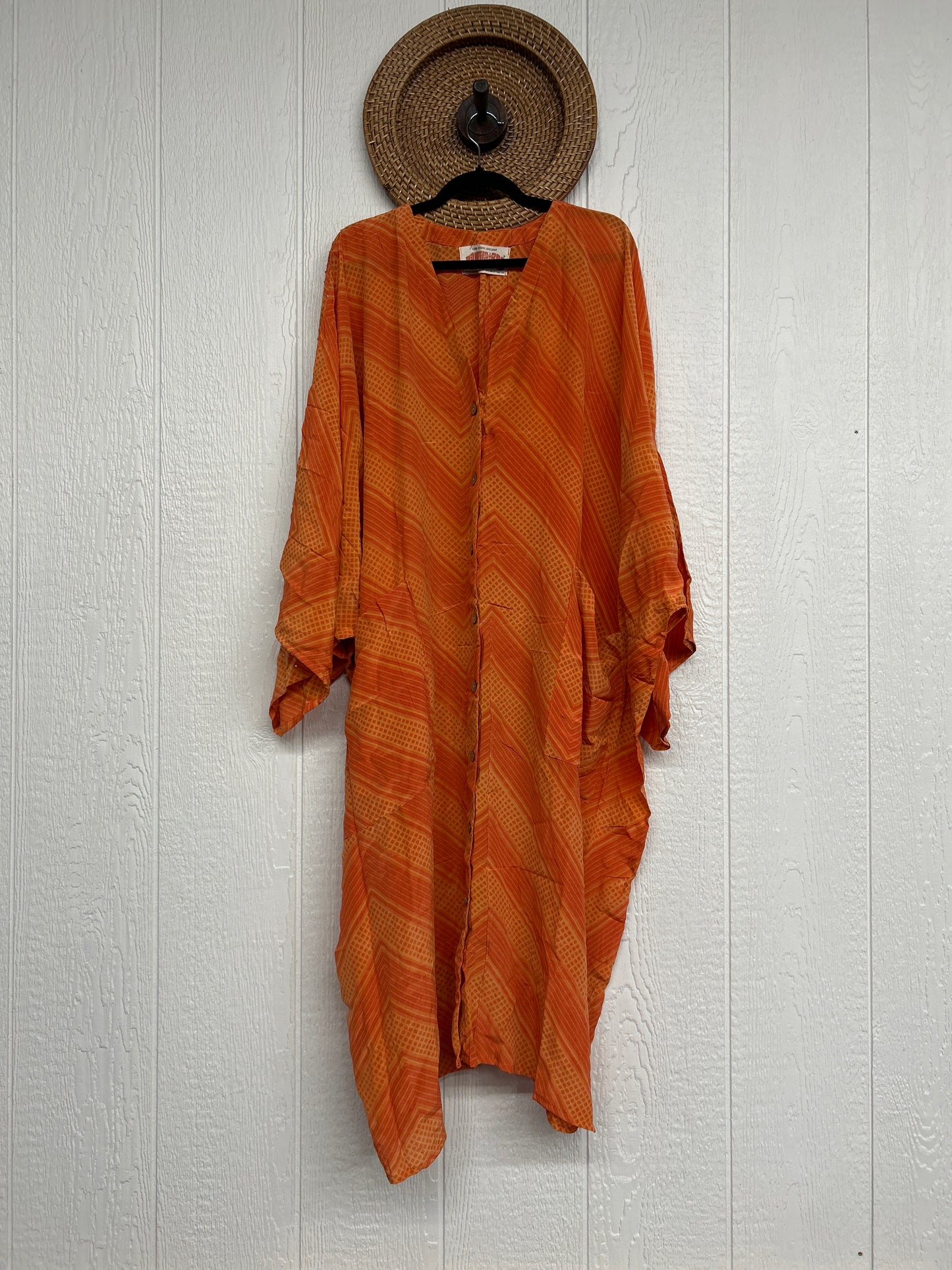 Crepe Sari Gaia Duster Dress 0826 187