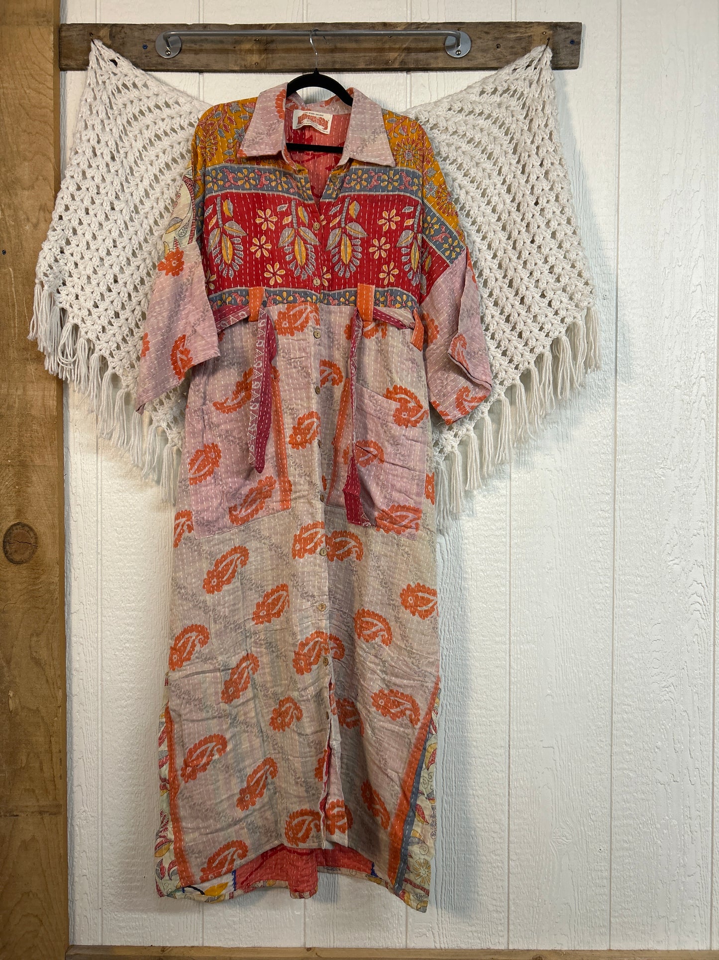 Pareo Kantha Gravity Duster Dress 0226 176