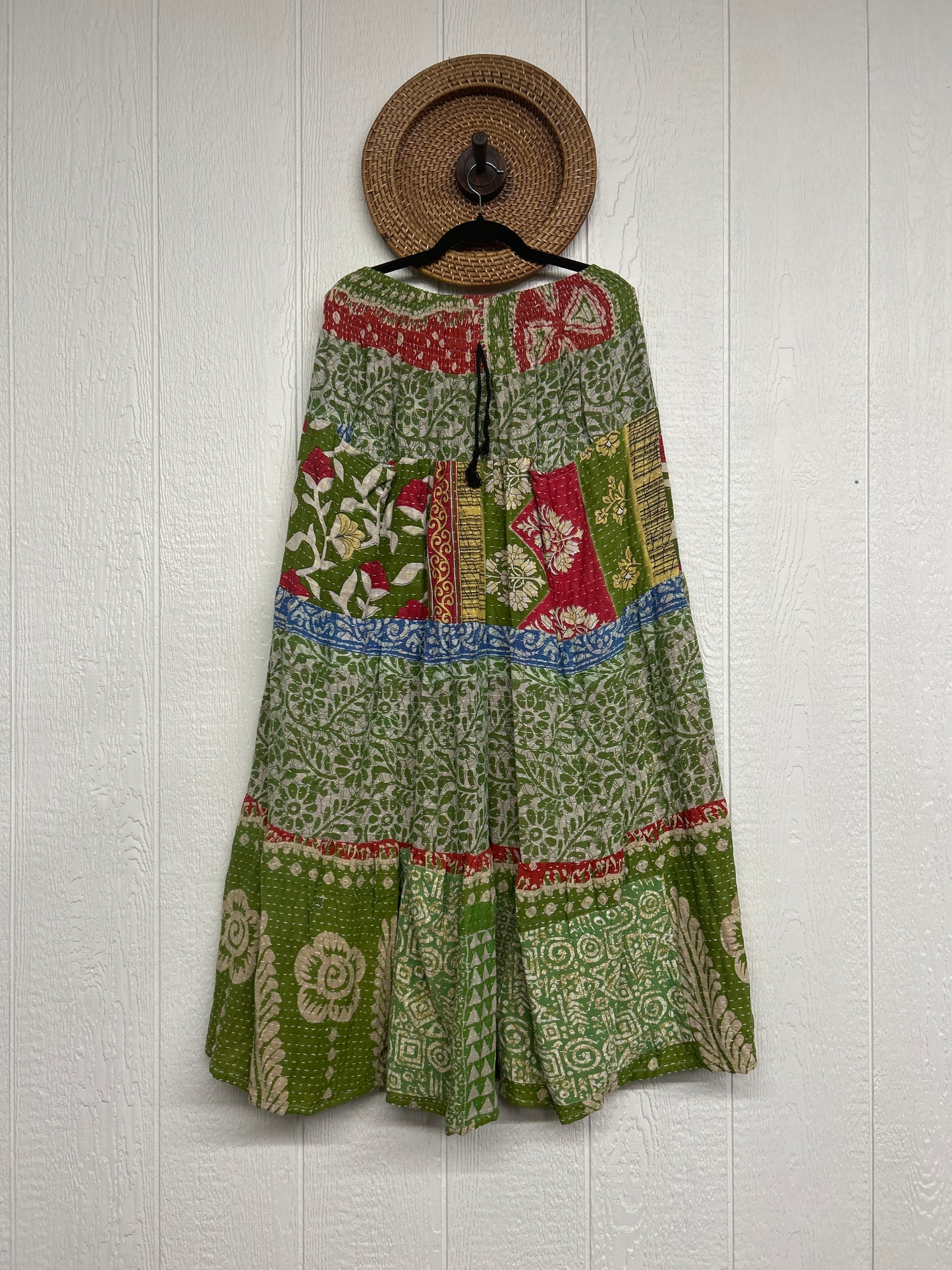 Pareo Kantha Lotus Maxi Skirt 0826 088