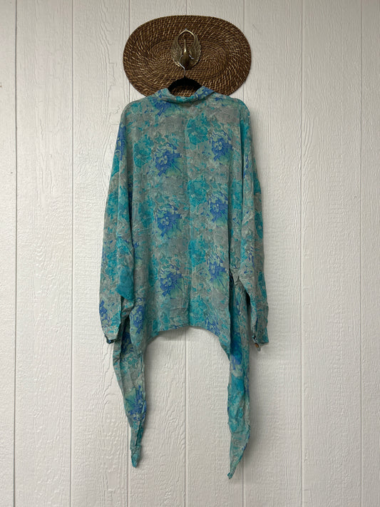 Crepe Sari Nirvana Button Down 1125 150